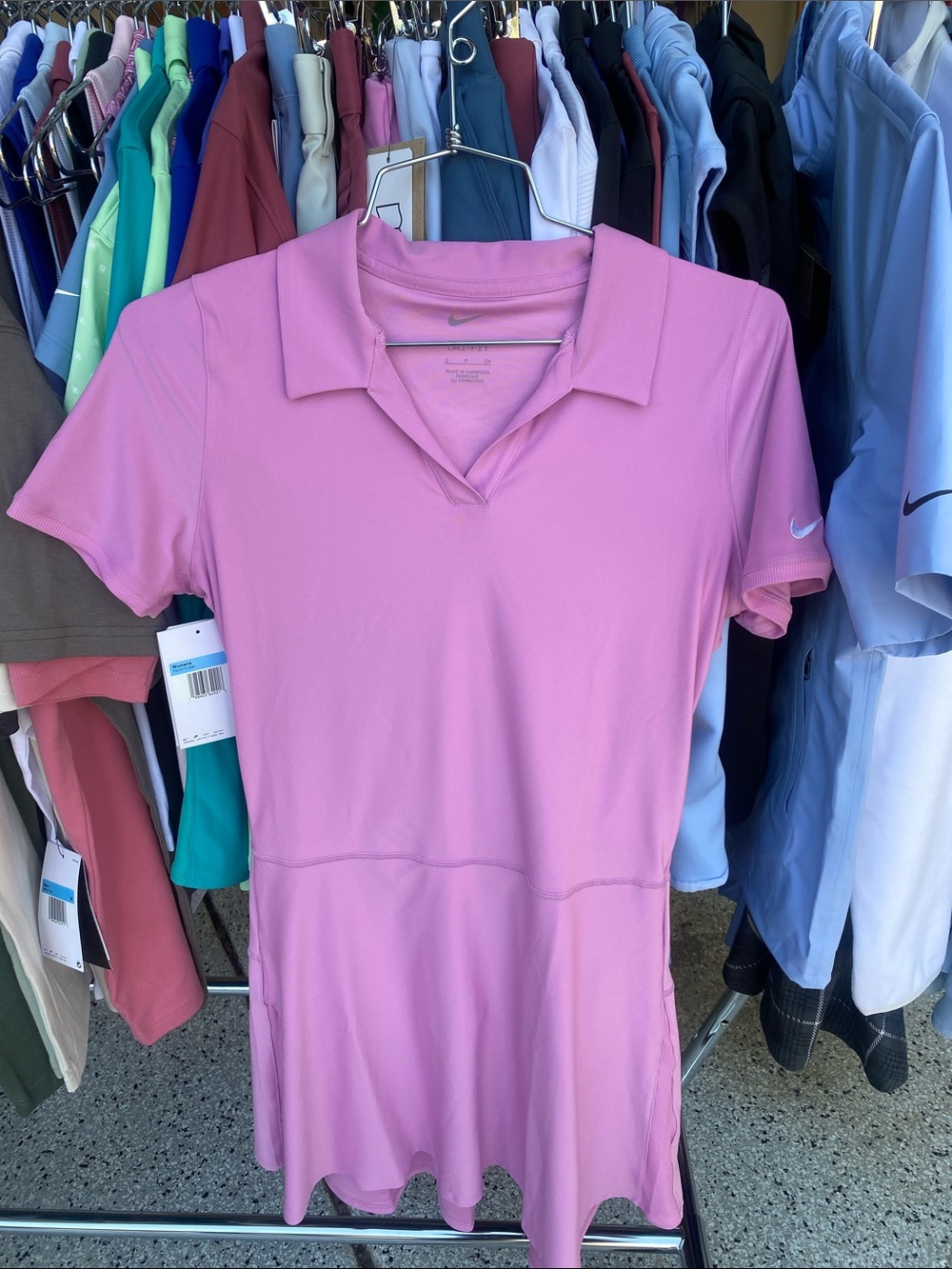 NWT Nike women’s golf dress Pink size small - Picture 1 of 4